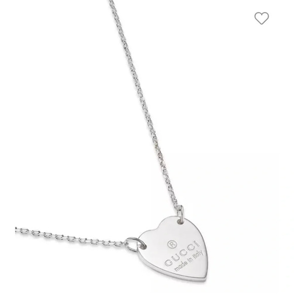 GUCCI HEART NECKLACE PRE LOVED - Good Condition - Picture 1 of 7